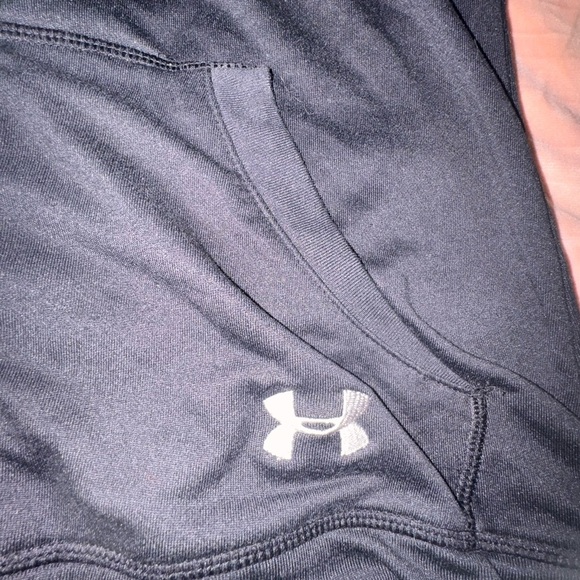 Under Armour Black and Yellow Iowa Hawkeyes Zip-Up Hoodie - Picture 4 of 4